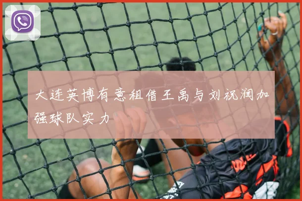 大连英博有意租借王禹与刘祝润加强球队实力